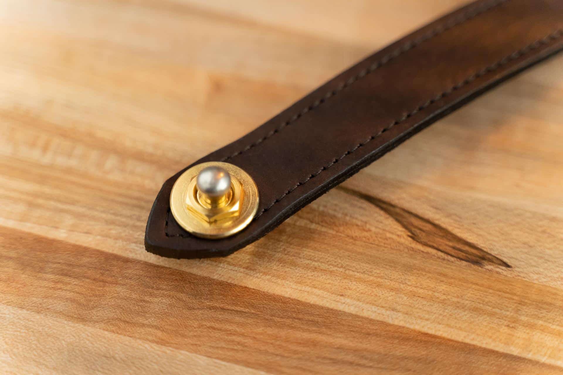 Buffalo Leather Guitar Strap Lock - Made In Usa Buffalo Leather Guitar Strap Lock - Made In Usa