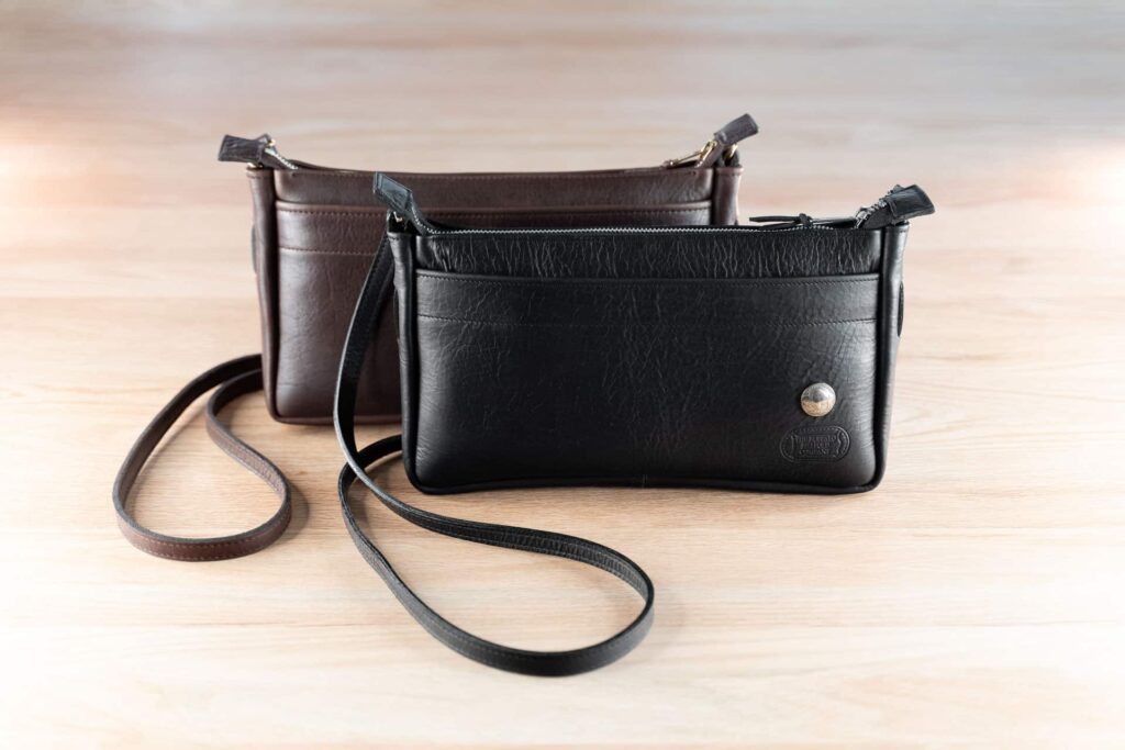 Kw Buffalo Leather Crossbody Purse - Made In Usa Kw Buffalo Leather Crossbody Purse - Made In Usa