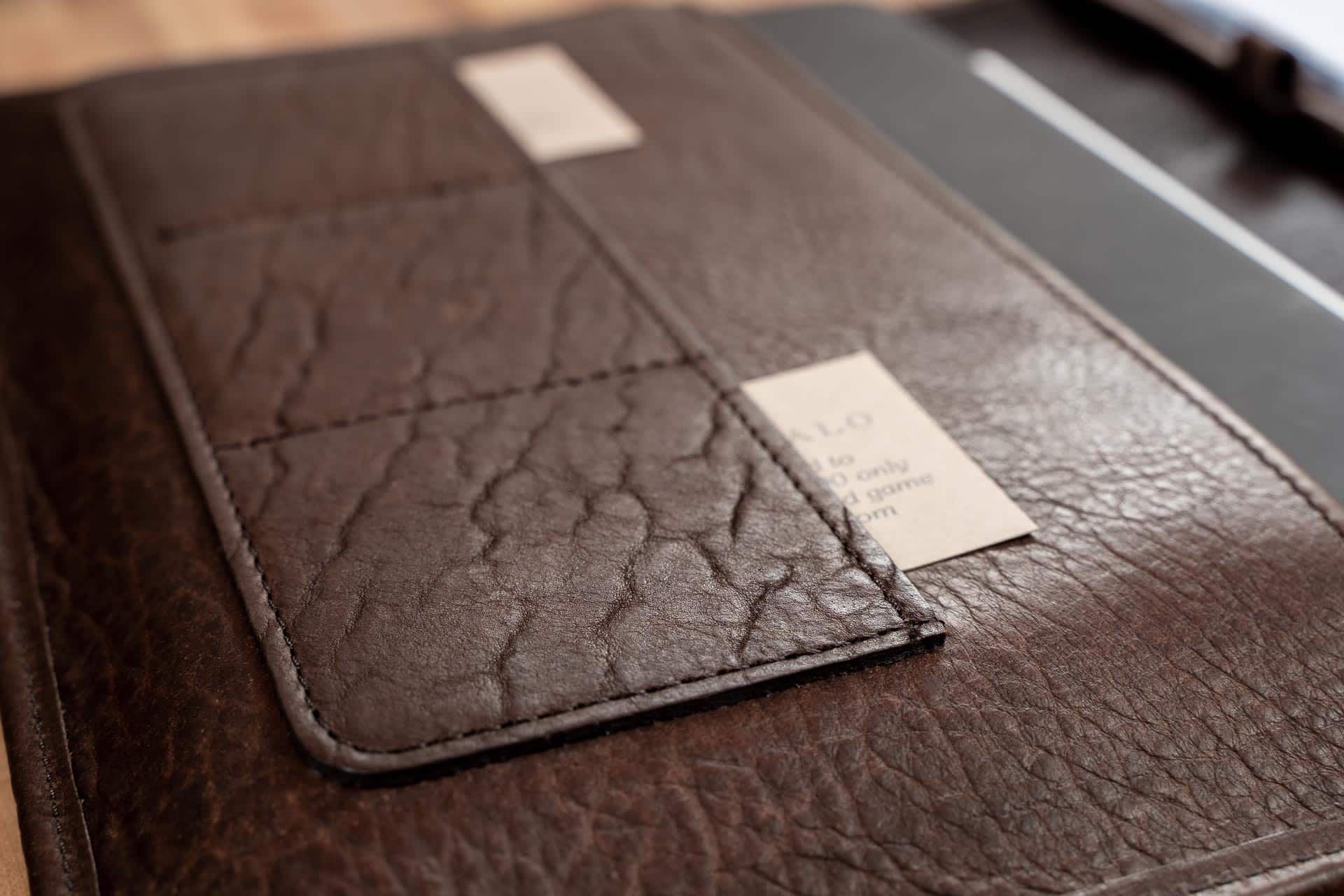 Black And Brown Leather Legal Pad Portfolio - Business Card Slots - Made In Usa Black And Brown Leather Legal Pad Portfolio - Business Card Slots - Made In Usa