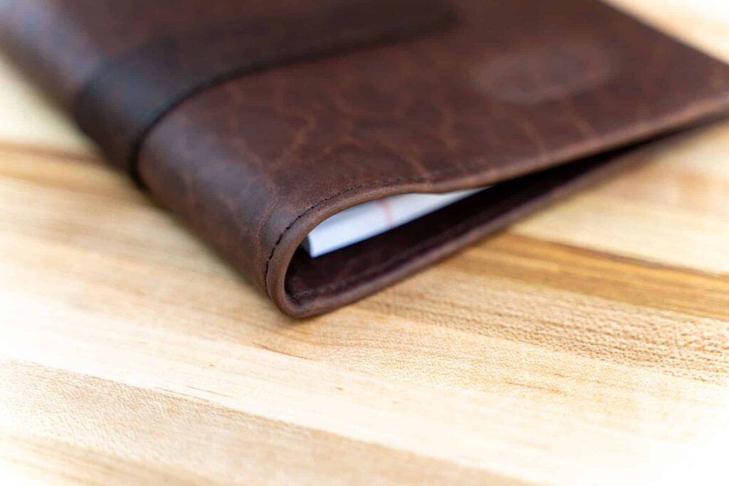 Jr Legal Pad Cover - Brown Leather - Made in USA - Strong Thread Jr Legal Pad Cover - Brown Leather - Made in USA - Strong Thread