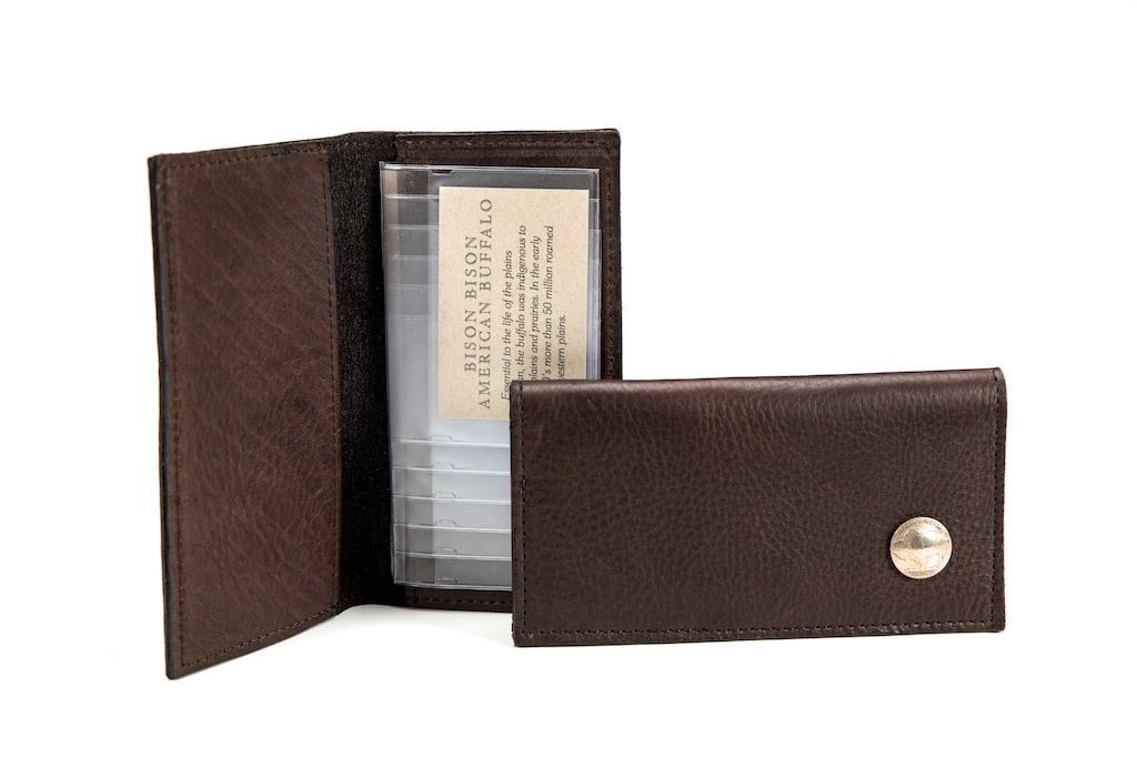 Handmade Buffalo Checkbook Cover - American Made - Buffalo Billfold Company Handmade Buffalo Checkbook Cover - American Made - Buffalo Billfold Company