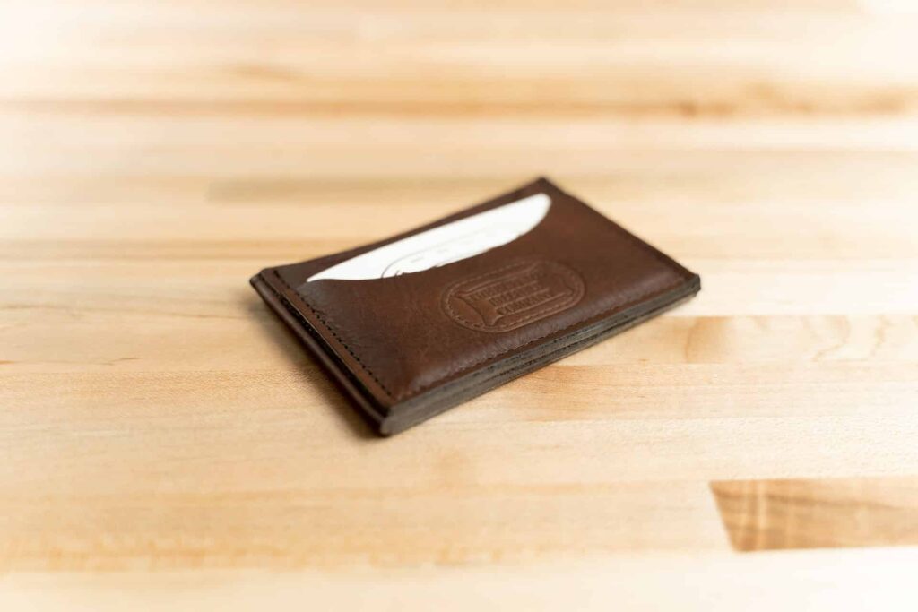 Handmade Leather Front Pocket Wallet - Made In Usa Handmade Leather Front Pocket Wallet - Made In Usa
