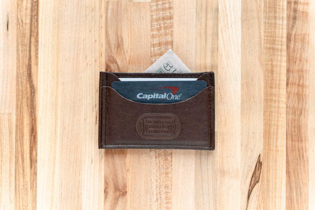 Handmade Leather Front Pocket Wallet - Made In Usa Handmade Leather Front Pocket Wallet - Made In Usa