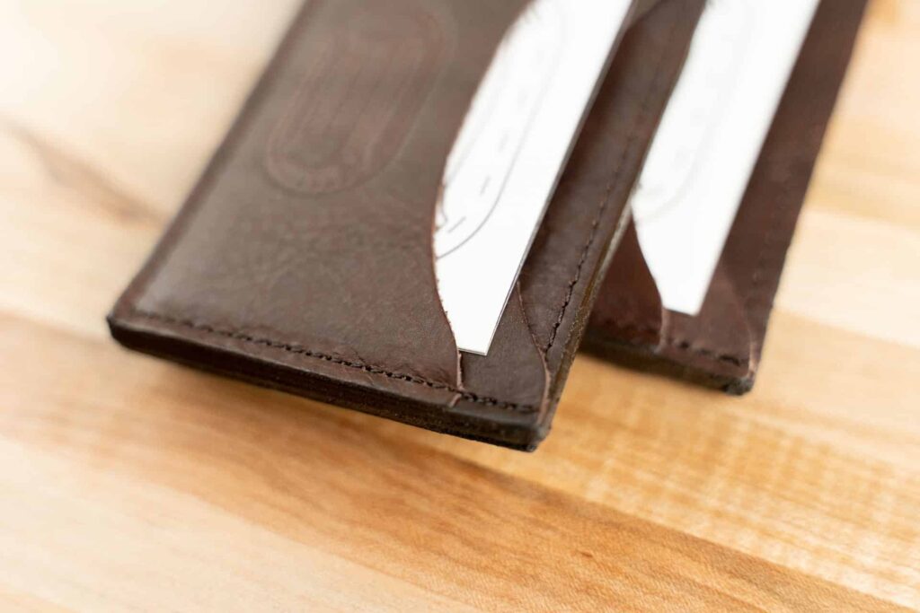 Handmade Leather Front Pocket Wallet - Made In Usa Handmade Leather Front Pocket Wallet - Made In Usa