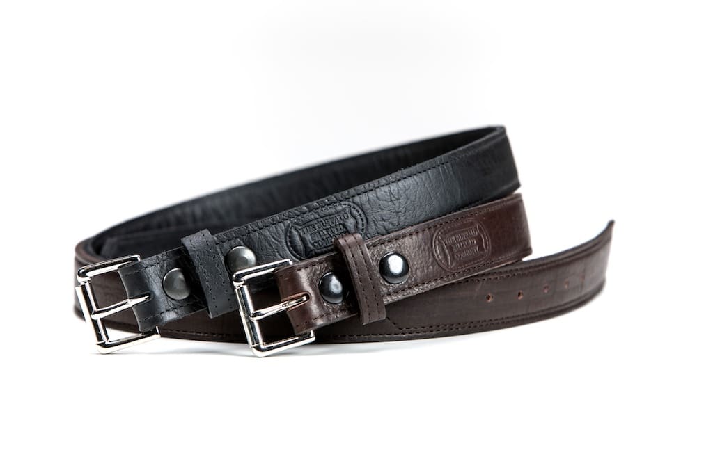 Buffalo Leather Belts - Black And Brown - Buffalo Billfold Company Buffalo Leather Belts - Black And Brown - Buffalo Billfold Company