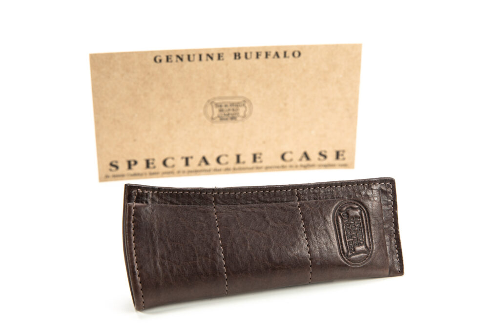 Buffalo Leather Spectacle Case - Made In Usa Buffalo Leather Spectacle Case - Made In Usa