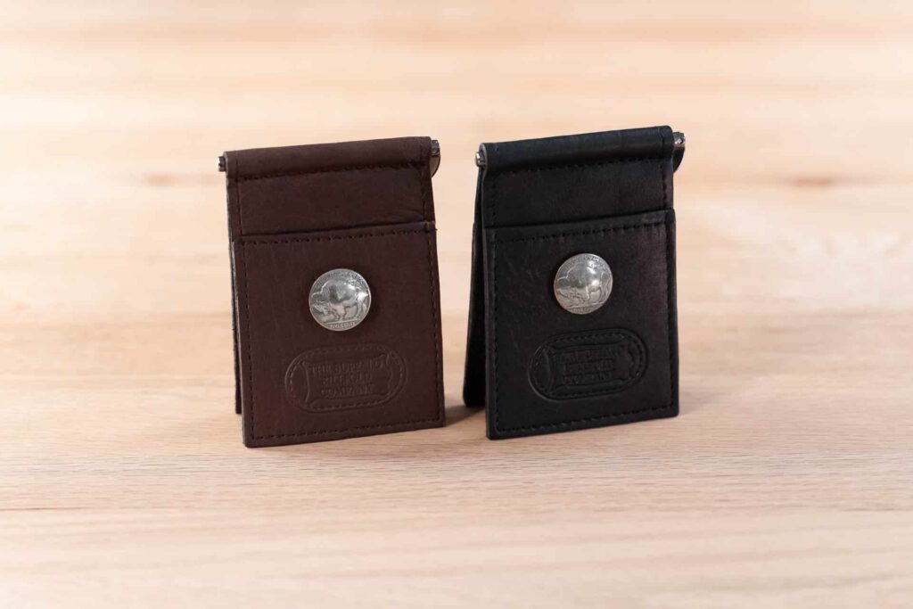 Buffalo-Nickel-Money-Clip-Wallet-black-brown