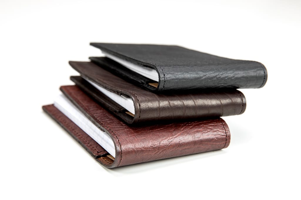 Buffalo Leather Flip Style Notepad - Made In America - Buffalo Billfold Company Buffalo Leather Flip Style Notepad - Made In America - Buffalo Billfold Company