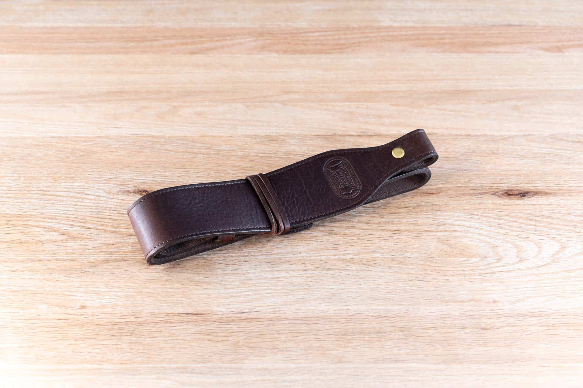 Leather-Rifle-Sling-Brown Leather Rifle Sling - Image 4