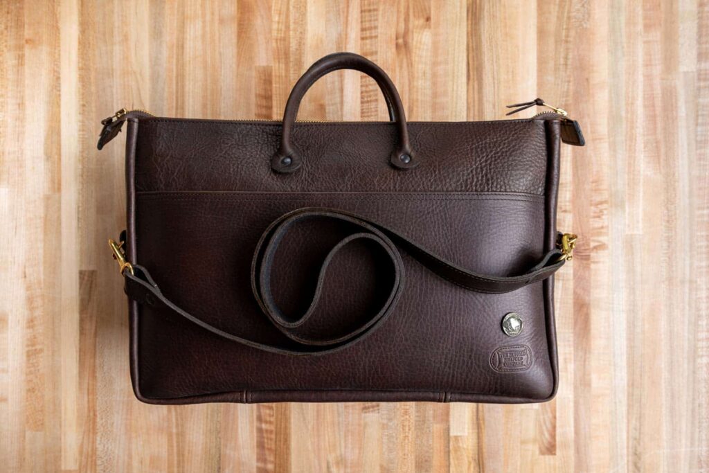 Vintage Leather Briefcase - Made In Usa Vintage Leather Briefcase - Made In Usa