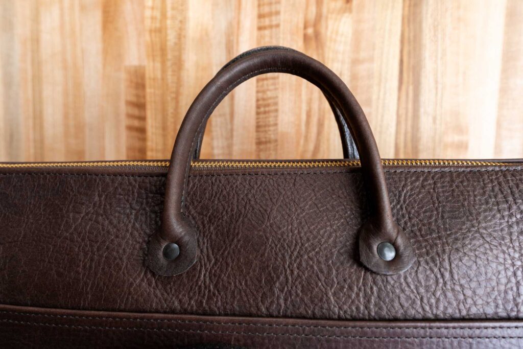 Handmade Vintage Leather Briefcase - Made in USA Handmade Vintage Leather Briefcase - Made in USA