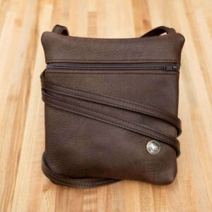 Leather Travel Purse - Made in USA