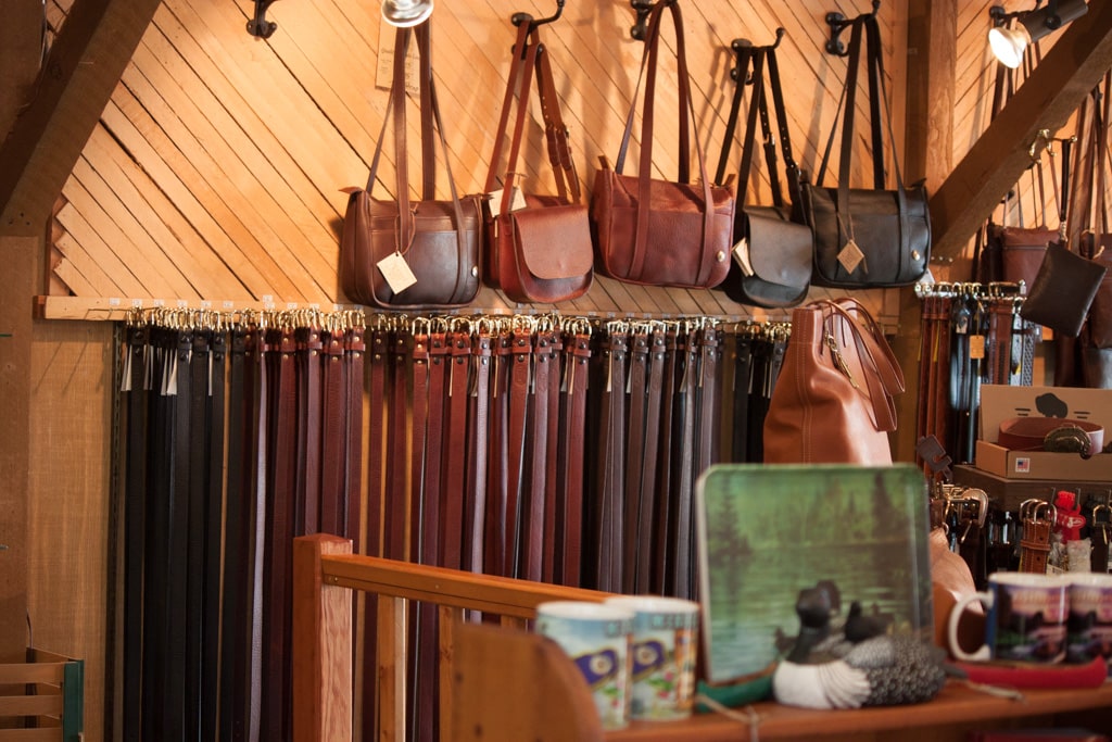Leather Works At Buffalo Billfold Company Show Room Leather Works At Buffalo Billfold Company Show Room