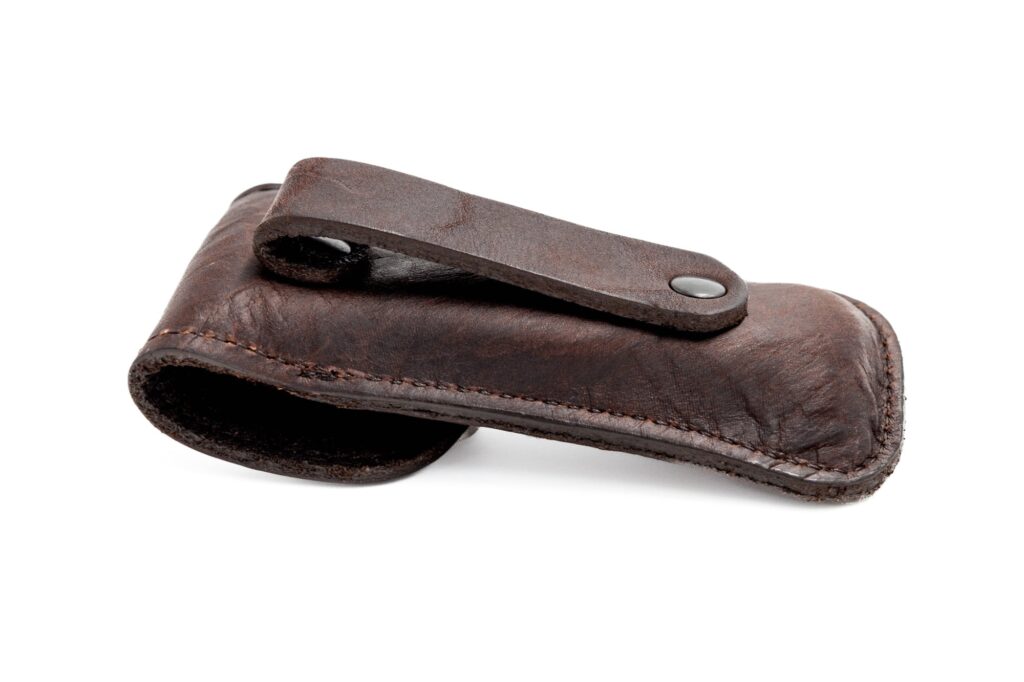 Belt Loop On Back Of Knife Case Belt Loop On Back Of Knife Case