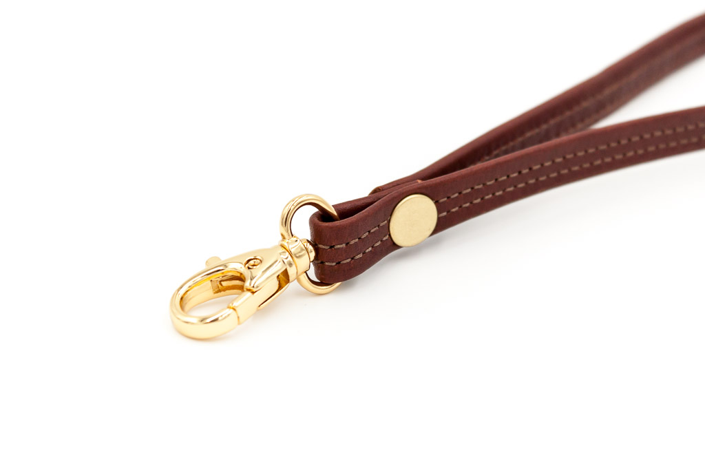 Buffalo Leather Wrist Strap - Red Leather Buffalo Leather Wrist Strap