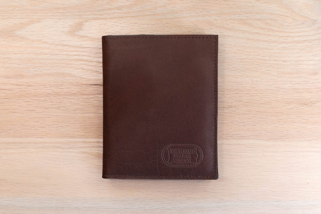 Brown Leather Passport Wallet - Made In Usa Brown Leather Passport Wallet - Made In Usa