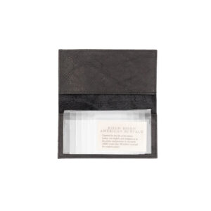 Black Leather Checkbook Cover