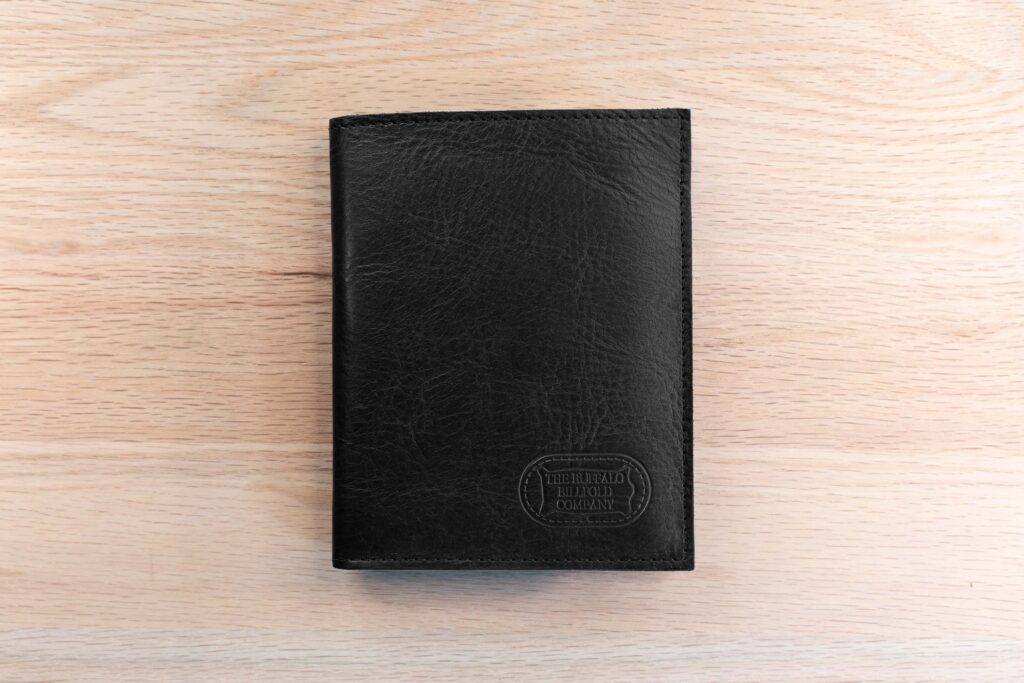 Black Leather Passport Wallet - Made In Usa Black Leather Passport Wallet - Made In Usa