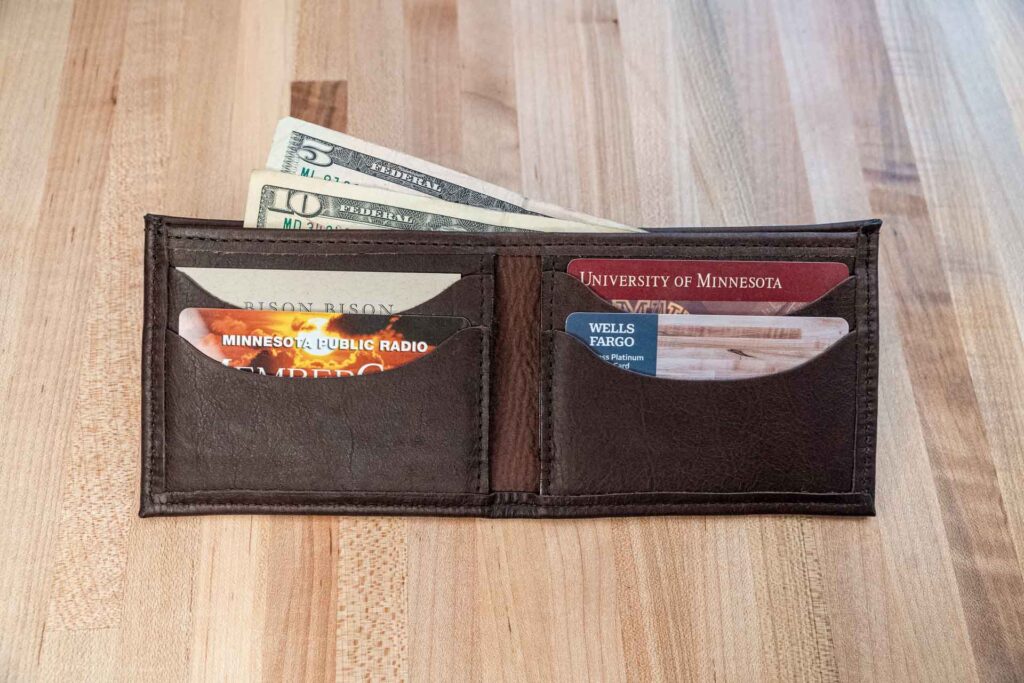 Mens Leather Bifold Wallet - Made In Usa Mens Leather Bifold Wallet - Made In Usa