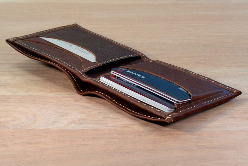 Leather Card Pockets That Stretch To Easily Hold 6-8 Cards Leather Card Pockets That Stretch To Easily Hold 6-8 Cards