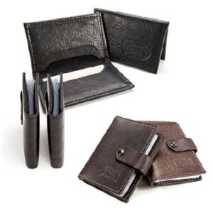 Handmade Buffalo Leather Card Cases - Made In Usa Handmade Buffalo Leather Card Cases - Made In Usa