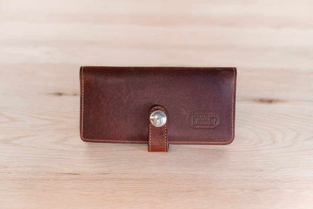 Women's Slim Red Leather Wallet - Made in USA Women's Slim Red Leather Wallet - Made in USA