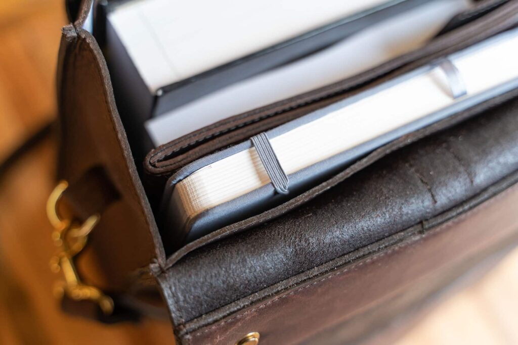 Inside Of The Leather Satchel Inside Of The Leather Satchel