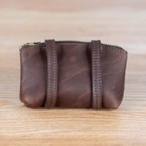 Handmade Leather Belt Pouch - Belt Loops - Made in USA