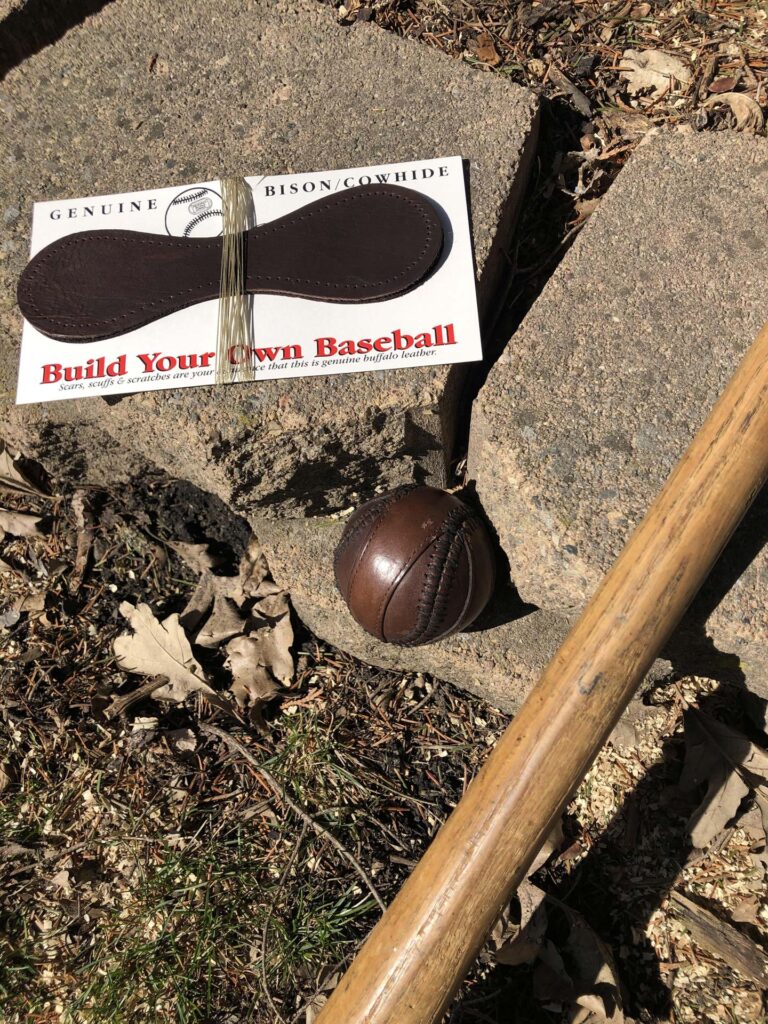 Making A Baseball From Buffalo Leather Making A Baseball From Buffalo Leather
