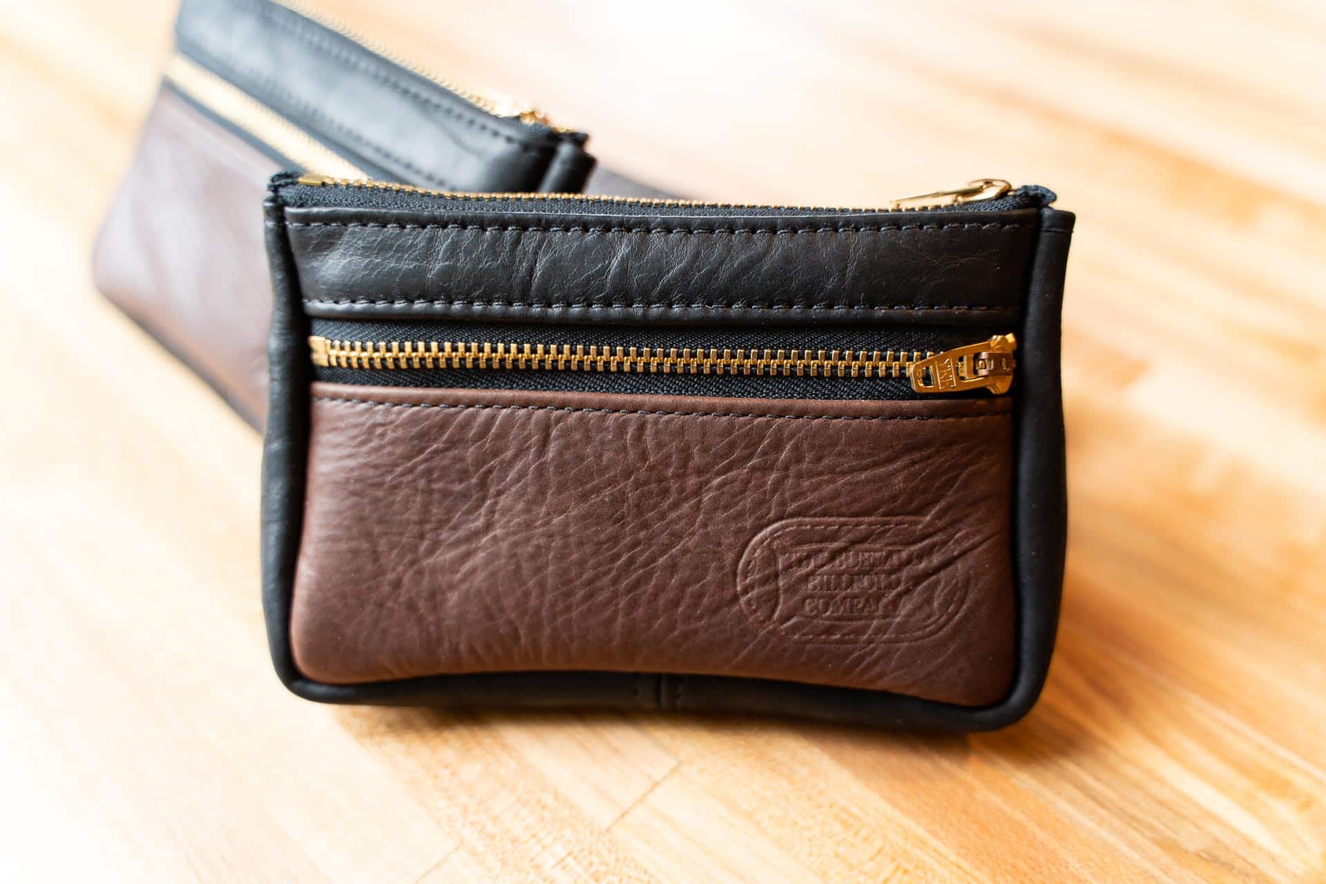 Giddy Up Clutch Purse - Black And Brown Leather Giddy Up Clutch Purse - Black And Brown Leather