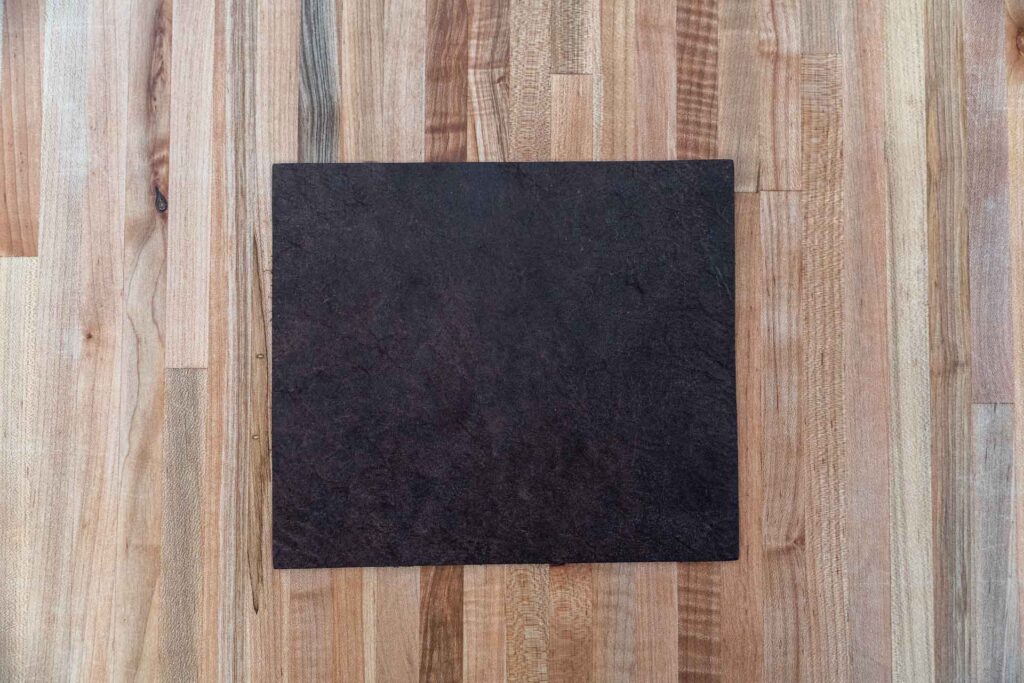 Rectangular Leather Coaster - 8.75 X 7.5 Inches - Made In Usa