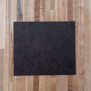 Rectangular Leather Coaster - 8.75 x 7.5 inches - Made in USA