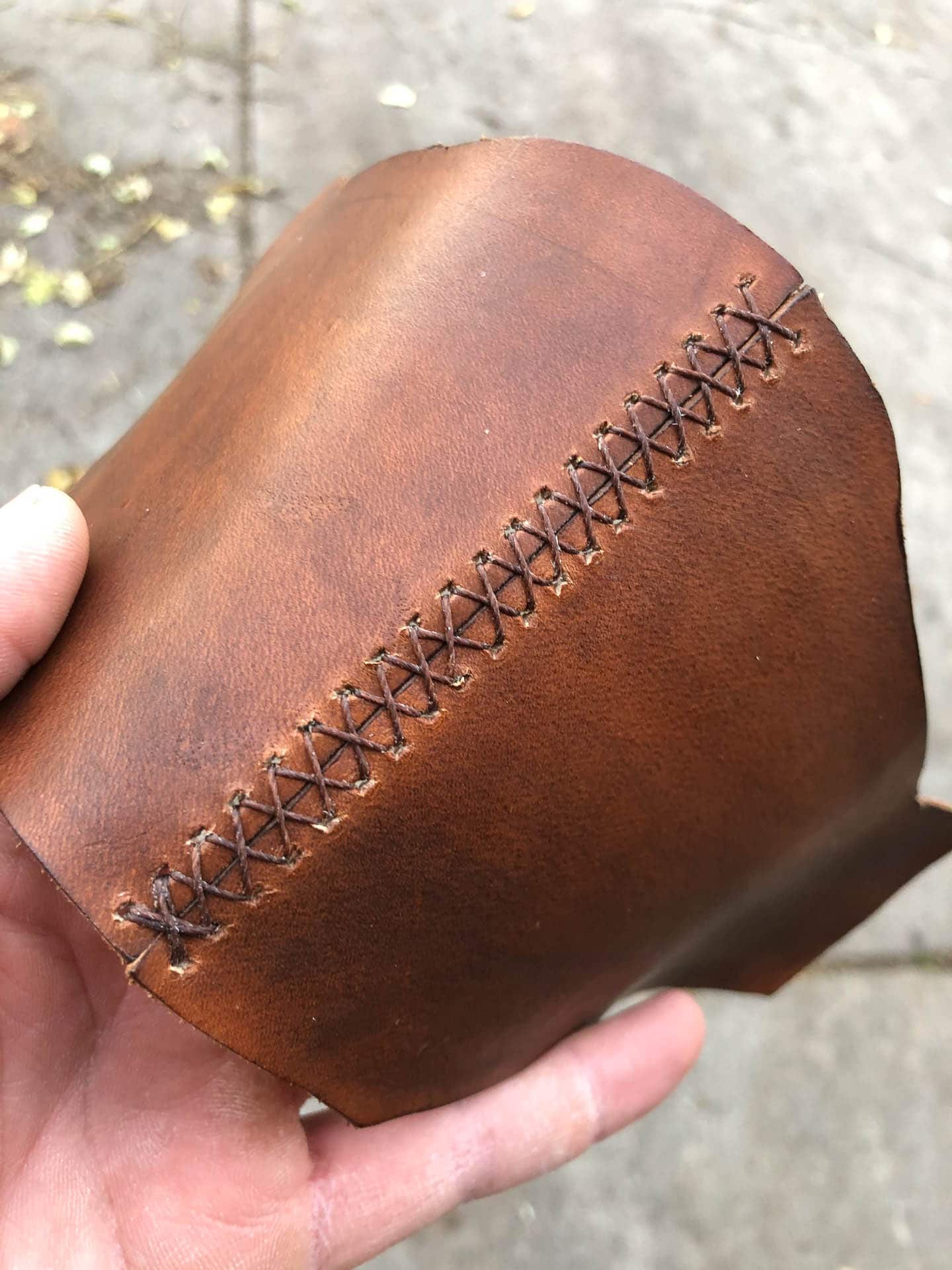Leather-Armor-Face-Guard-Finished How To Make Leather Armor