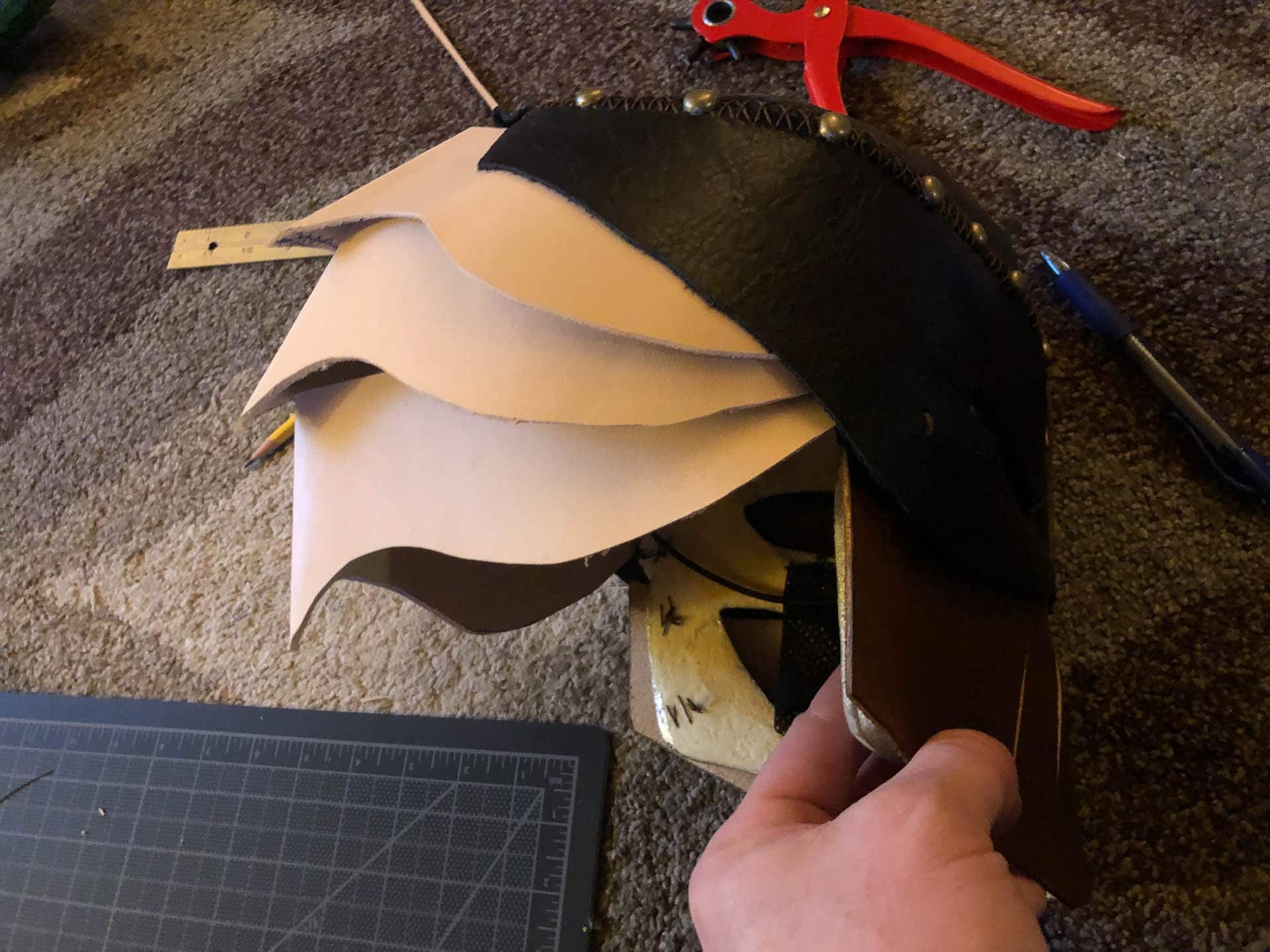 Leather-Armor-Helm-Back-Of-Head-Leather-Guards-In-Place How To Make Leather Armor