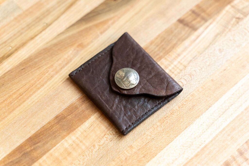 Small Leather Coin Purse - Brown Small Leather Coin Purse - Brown
