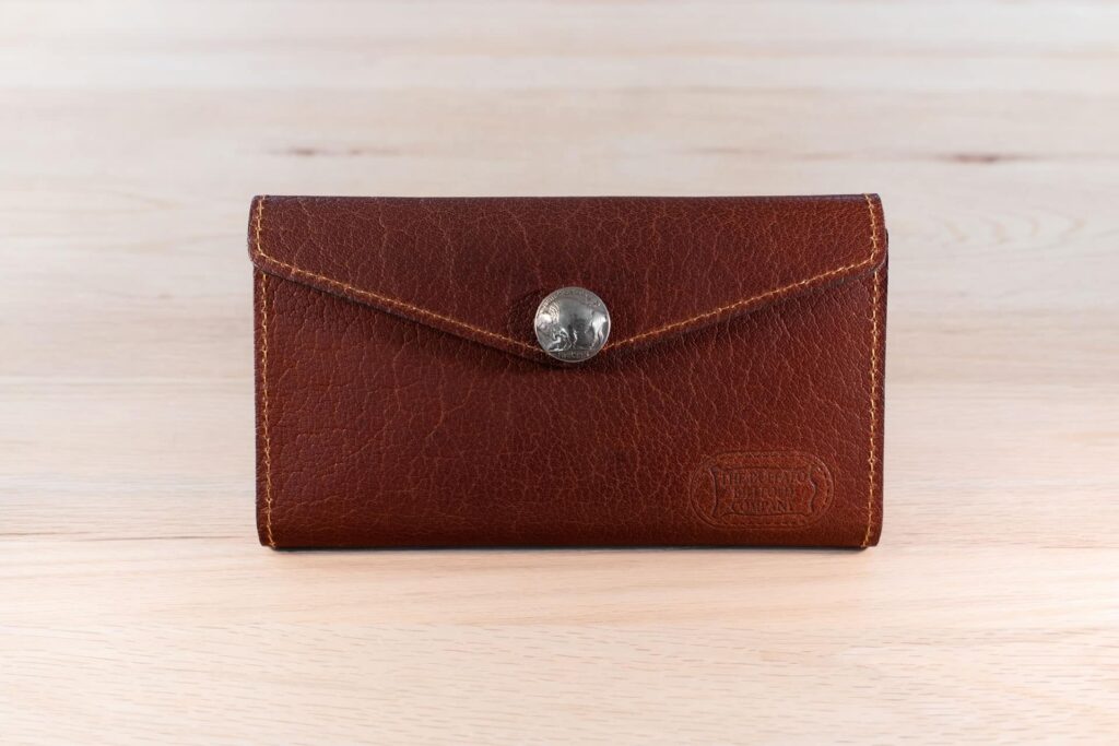 Red Leather Envelope Clutch Wallet Red Leather Envelope Clutch Wallet