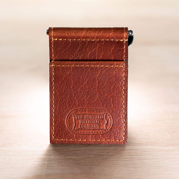 Leather Money Clip Wallet - Made in USA