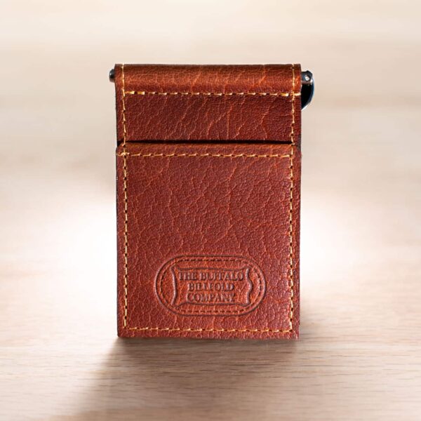Leather Money Clip Wallet - Made In Usa