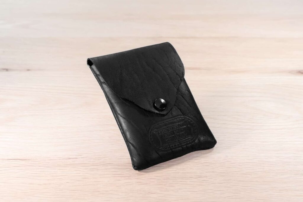 Profile View Of Black Business Card Holder Profile View Of Black Business Card Holder