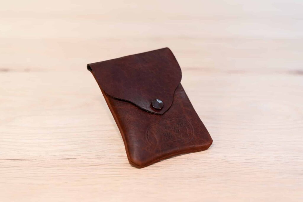 Profile View Of Red Business Card Holder Profile View Of Red Business Card Holder