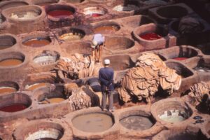 Alum Tanned Leather Leather Dyeing Pits