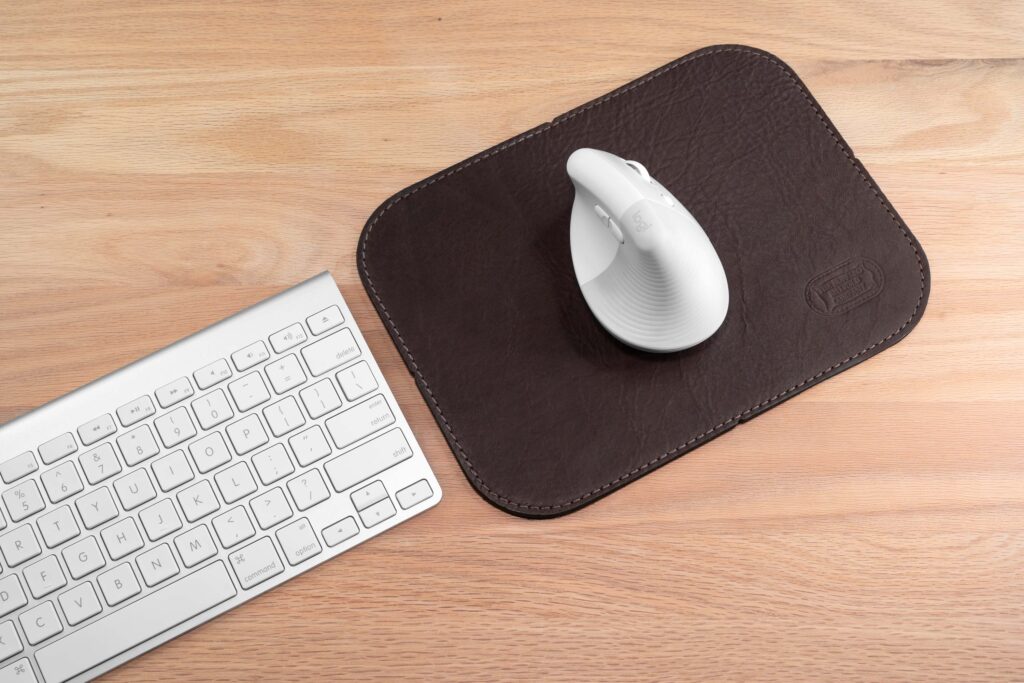Premium Brown Leather Mouse Pad - Made in USA Premium Brown Leather Mouse Pad - Made in USA