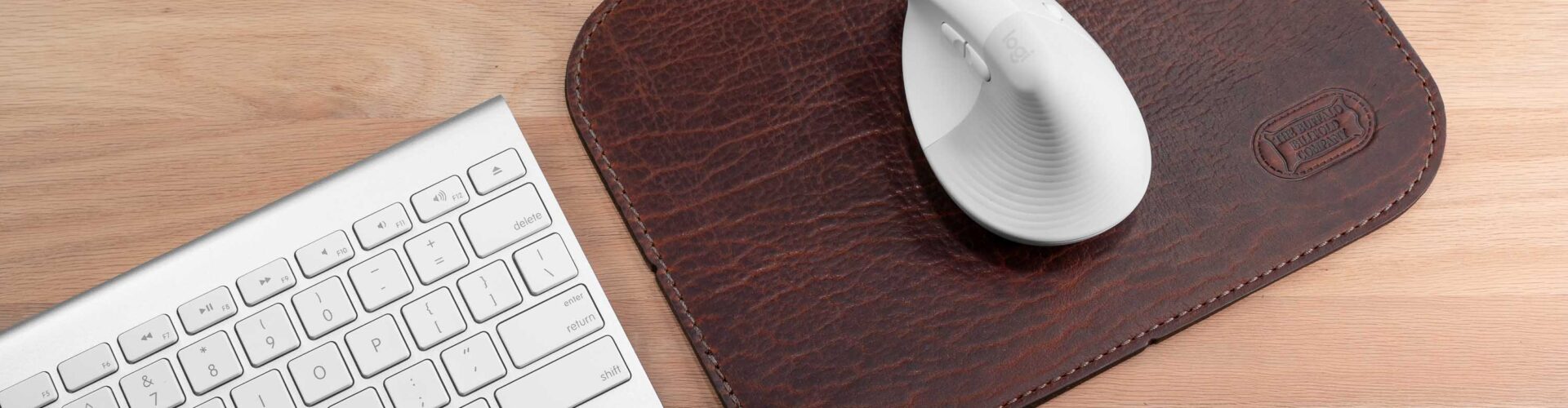 American Chestnut Premium Leather Mouse Pad
