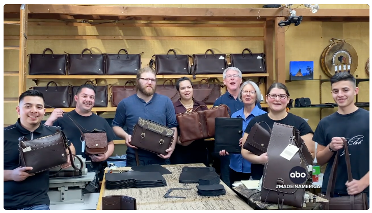 Bison Leather Wallets Featured On Abc World News With David Muir Bison Leather Wallets Featured On Abc World News With David Muir